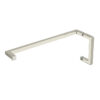 Rectangular towel bar with Knob