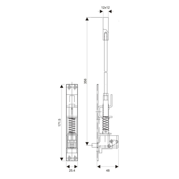 Automatic Flush Bolt