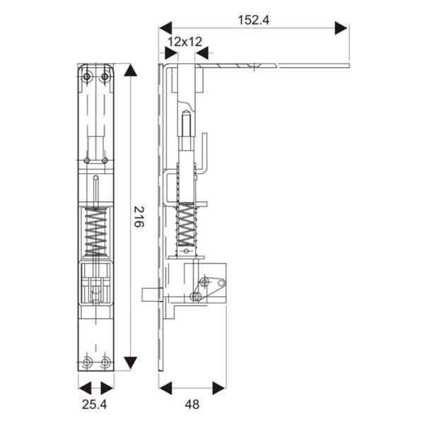 Automatic Flush Bolt