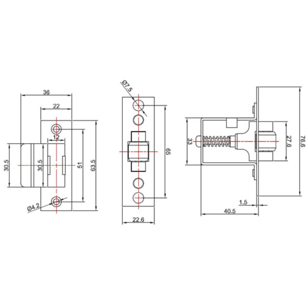 Heavy Duty Roller Latch