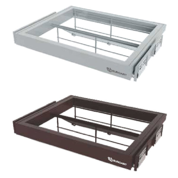 Aluminium frame shoe rack