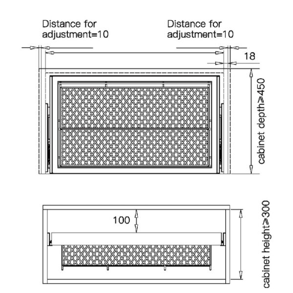 Aluminium frame shoe rack