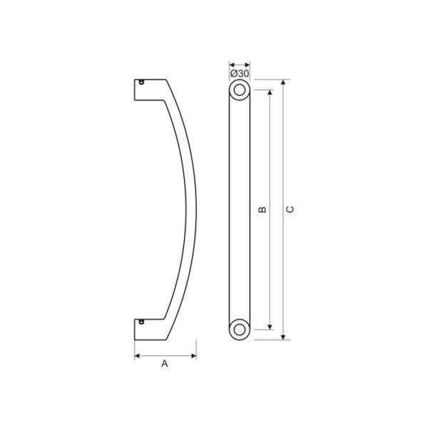 Astrid Pull handle - PHS1921