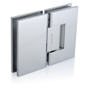 Glass to Glass 180 degree Hinge - square corner