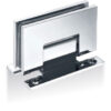 Wall to glass slim plate hinge - square corner