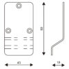 Euro Profile Cylinder Pull and Blank Cylinder Pull