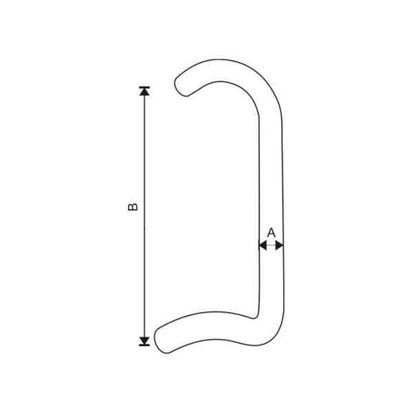 Cranked Pull handle - PHS600