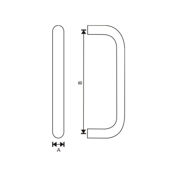 D pull Handle - PHS100