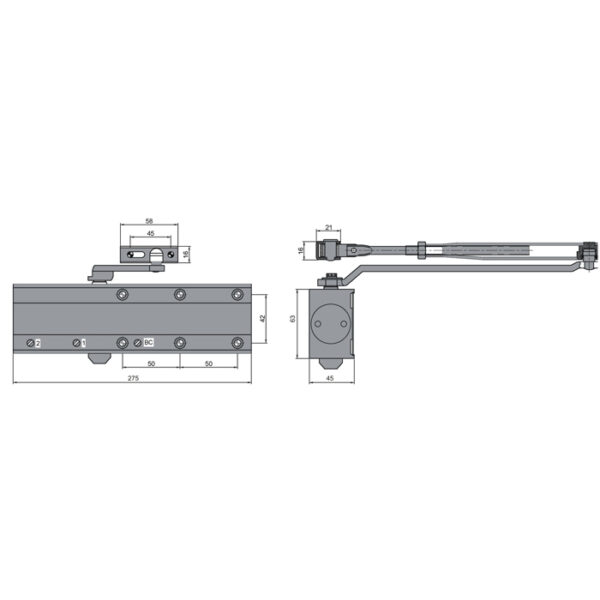 DC6026BC - Surface Mounted