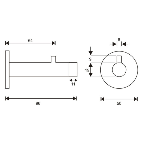 Wall mounted Door stopper