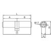 6 Pin High Security Cylinders With Dimple Key