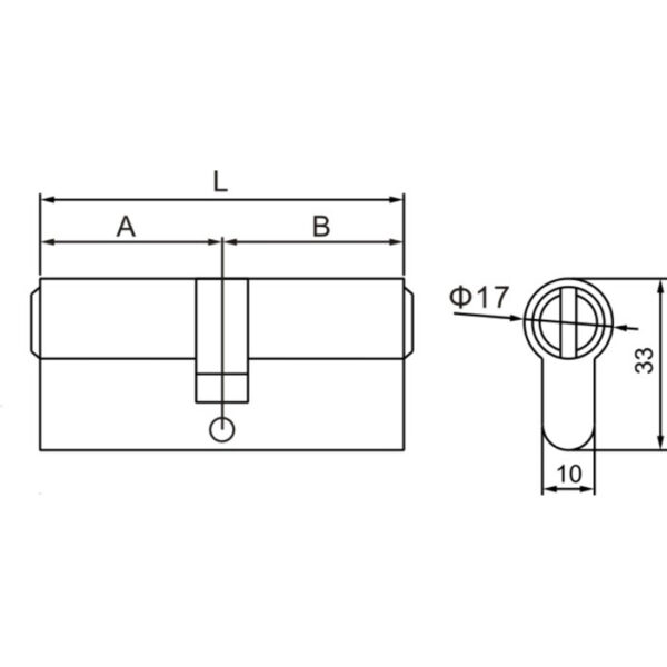 6 Pin High Security Cylinders With Dimple Key