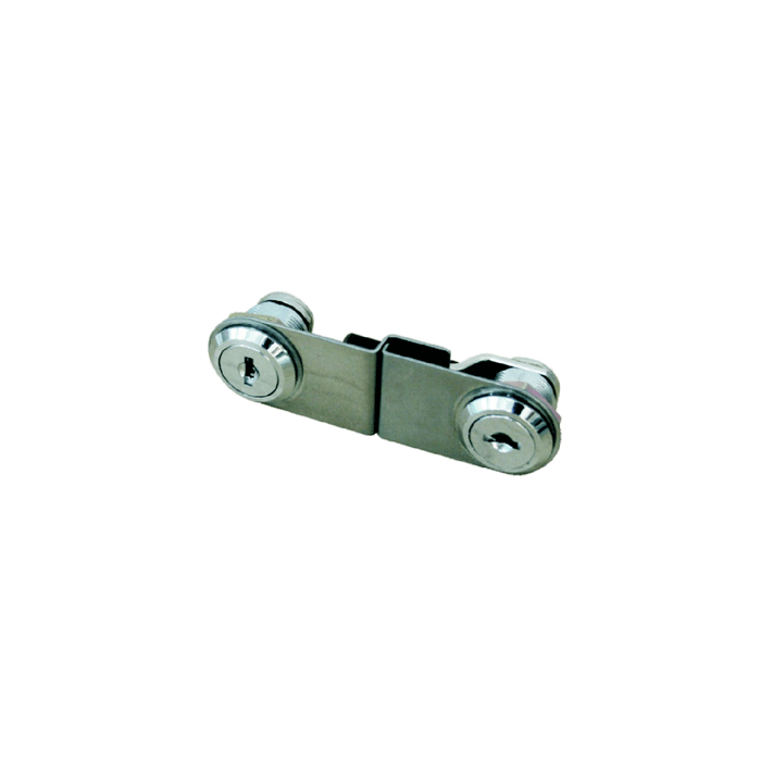 Double door Glass Cabinet lock square shape