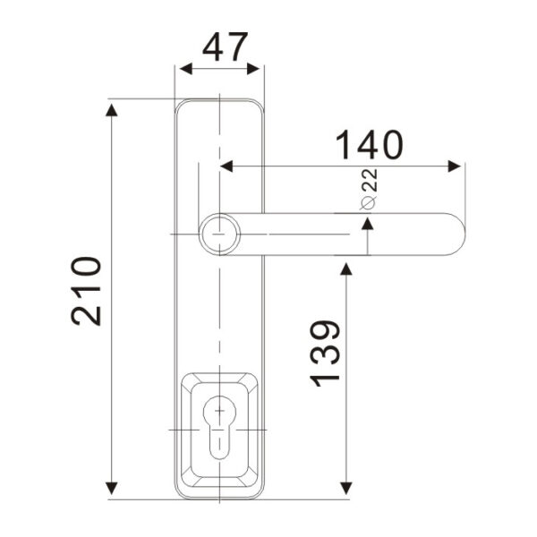 Out side access device for EED200 & EED300 series