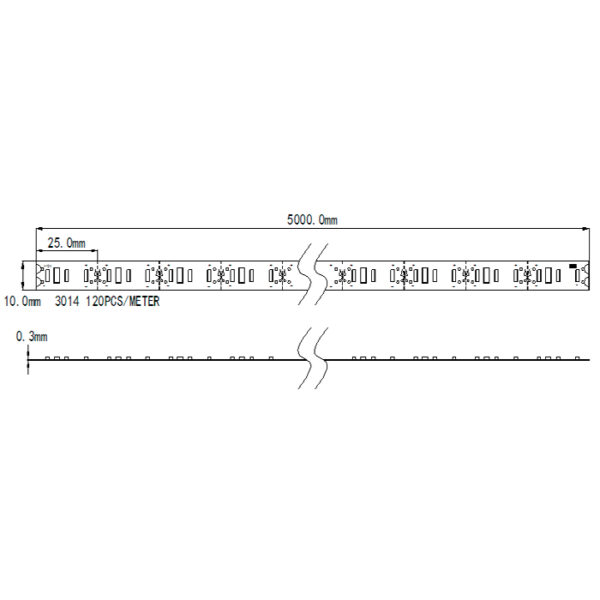 EAFS27-120 - 10mm LED Strip light