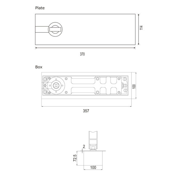 Floor spring - FS9516