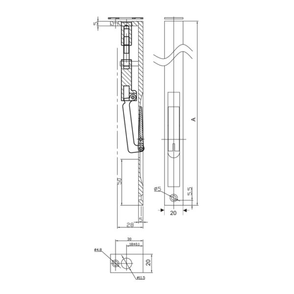 Flush Bolts