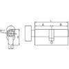 6 Pin High Security Cylinders With Dimple Key