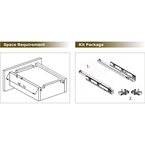 CRSE Runner series - Under mount single extension runners