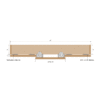 WS509 : Vor front wardrobe sliding for 50kgs