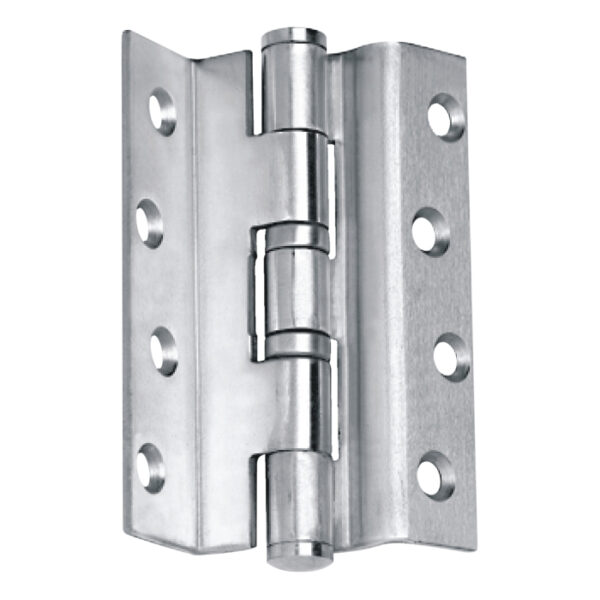 Rebated door hinge