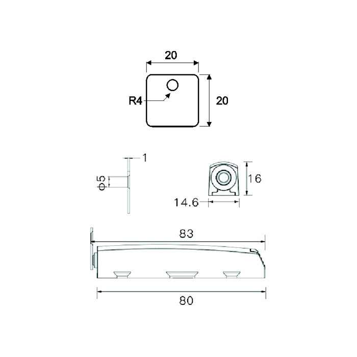 Rebound Push open - surface