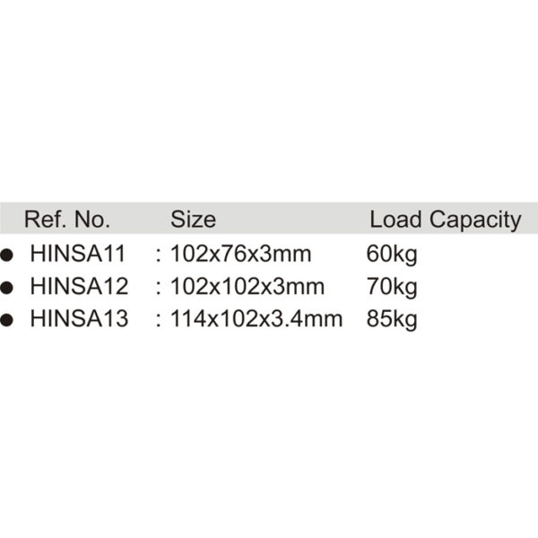 Single action spring hinge