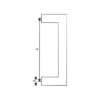 Square Mitred Pull handle - PHS700