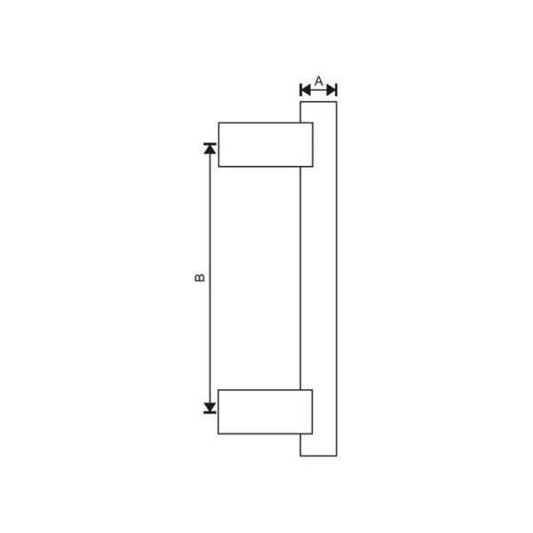 Square T pull handle - PHS800