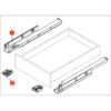 CSR Runner series - Undermount slide with 3D adjustment