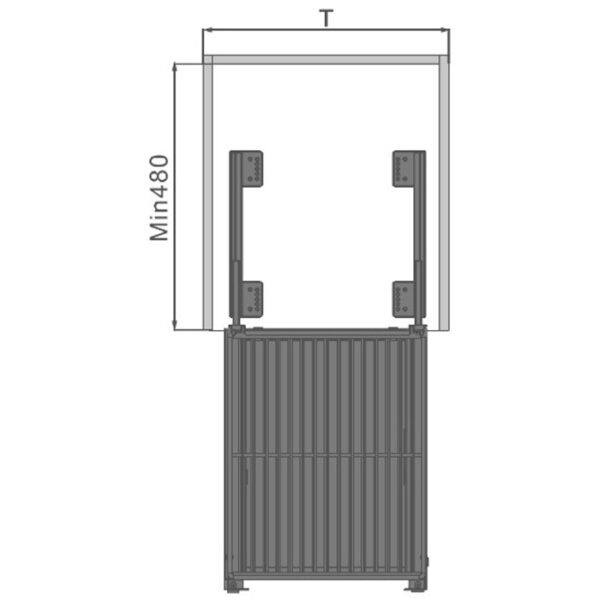 two layer under counter Pull out