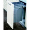 Single big Waste bin with soft closing slides